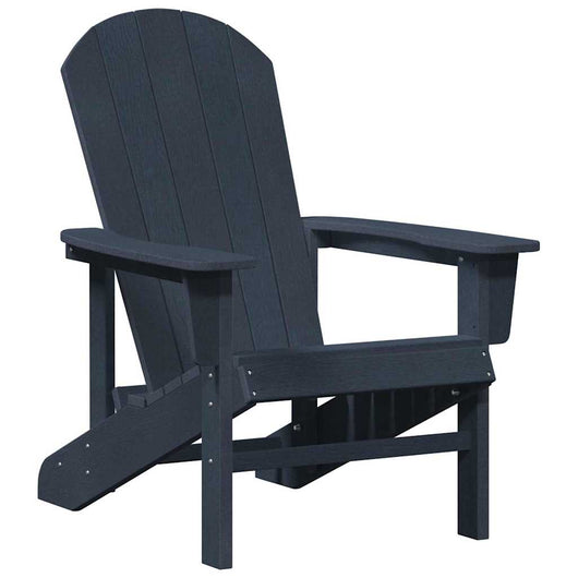 vidaXL Sedia Adirondack Navy 74 x 82 x 92cm Plastica