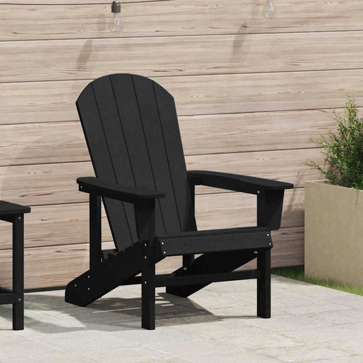 Sedia Adirondack Nero 74 x 82 x 92cm HDPE 42006623