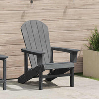 Sedia Adirondack Grigio chiaro 74 x 82 x 92cm HDPE 42006624