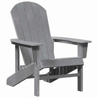Sedia Adirondack Grigio chiaro 74 x 82 x 92cm HDPE 42006624