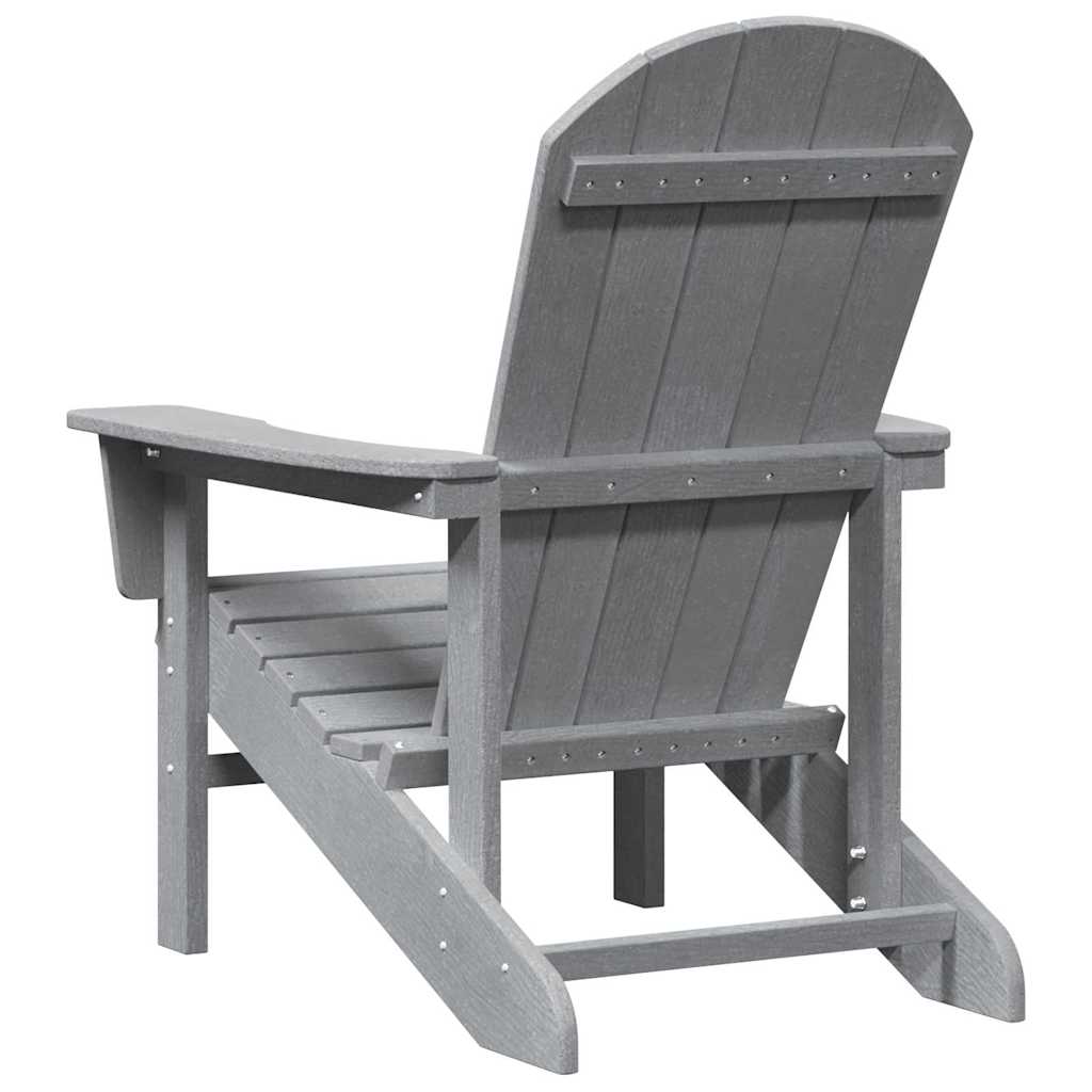 Sedia Adirondack Grigio chiaro 74 x 82 x 92cm HDPE 42006624