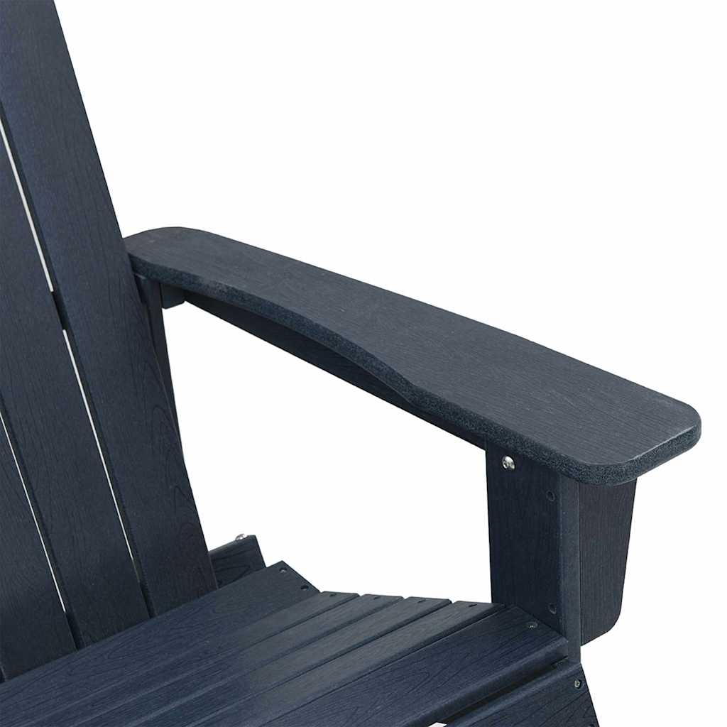 Poltrona a dondolo Adirondack Navy 73.5 x 92 x 90cm Plastica 42006626