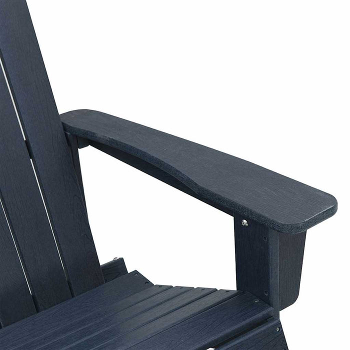 Poltrona a dondolo Adirondack Navy 73.5 x 92 x 90cm Plastica 42006626