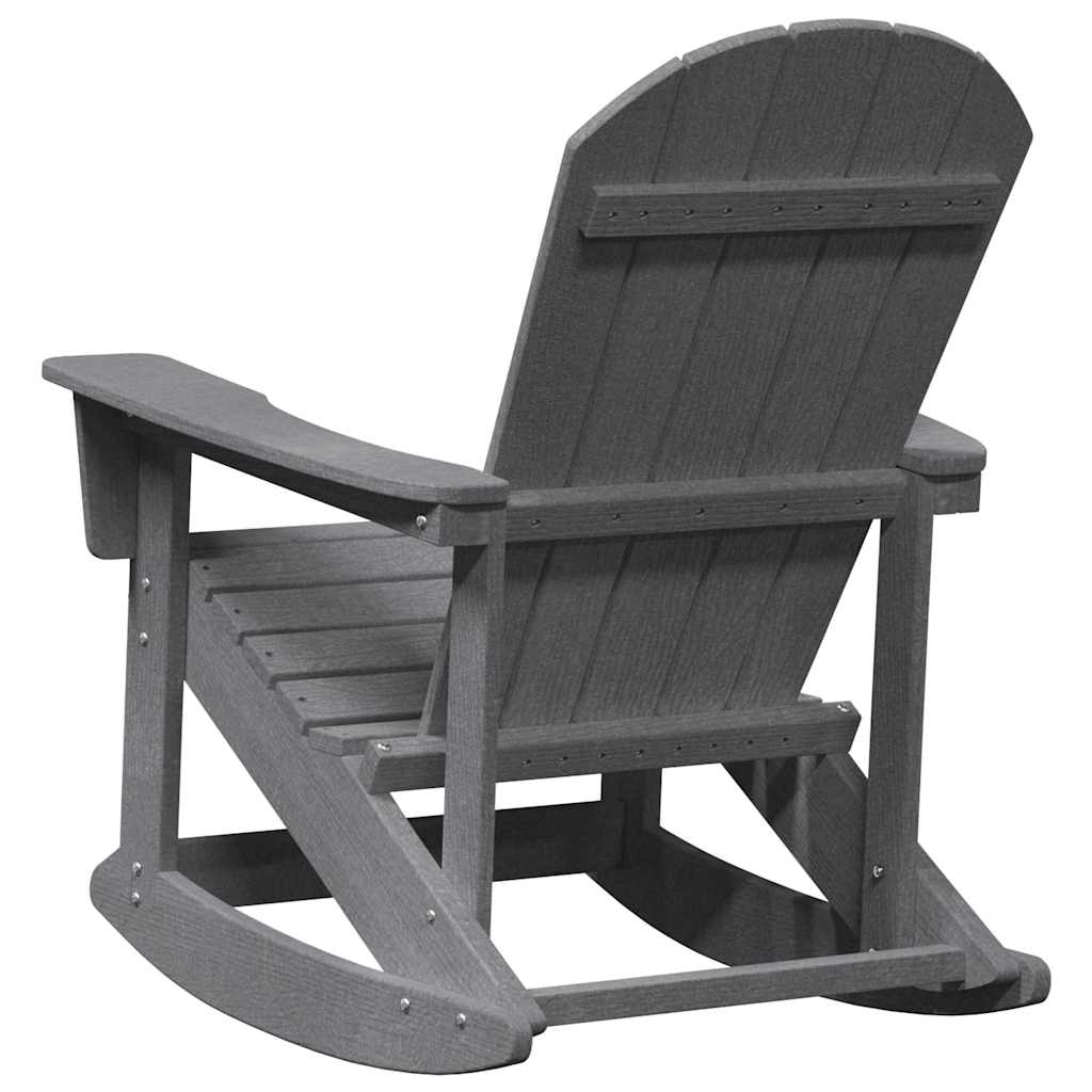 Poltrona a dondolo Adirondack Grigio chiaro 73.5 x 92 x 90cm 42006628