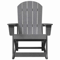 Poltrona a dondolo Adirondack Grigio chiaro 73.5 x 92 x 90cm 42006628