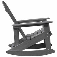 Poltrona a dondolo Adirondack Grigio chiaro 73.5 x 92 x 90cm 42006628