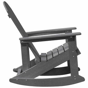 Poltrona a dondolo Adirondack Grigio chiaro 73.5 x 92 x 90cm 42006628