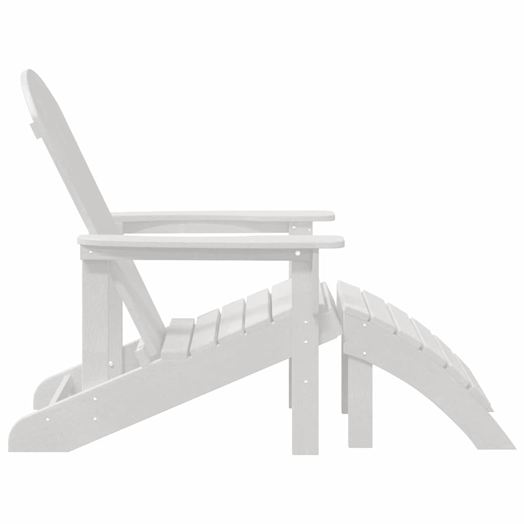 Sedia Adirondack Bianco 74 x 82 x 92cm HDPE 42006629