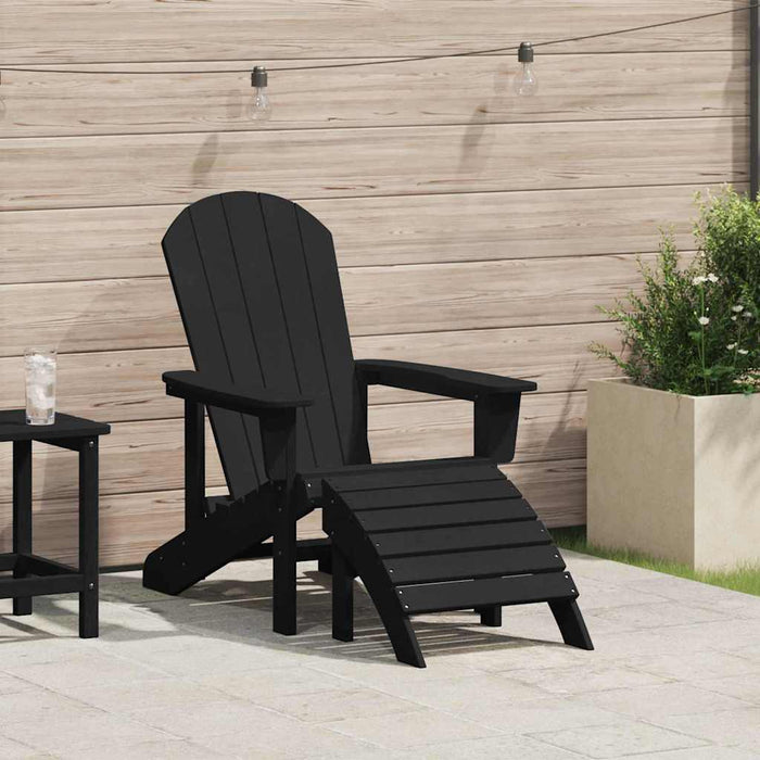 Sedia Adirondack  nera in HDPE 42006631