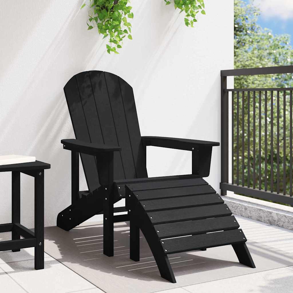 Sedia Adirondack  nera in HDPE 42006631