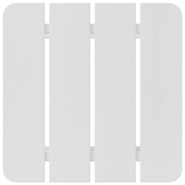 Tavolo laterale Bianco 38 x 38 x 46 cm Polietilene 42006633