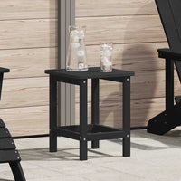 Tavolo Laterale Adirondack Nero 38 x 38 x 46 cm HDPE 42006635