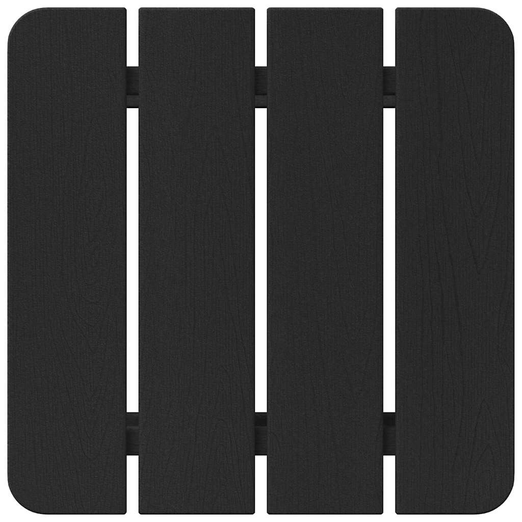 Tavolo Laterale Adirondack Nero 38 x 38 x 46 cm HDPE 42006635