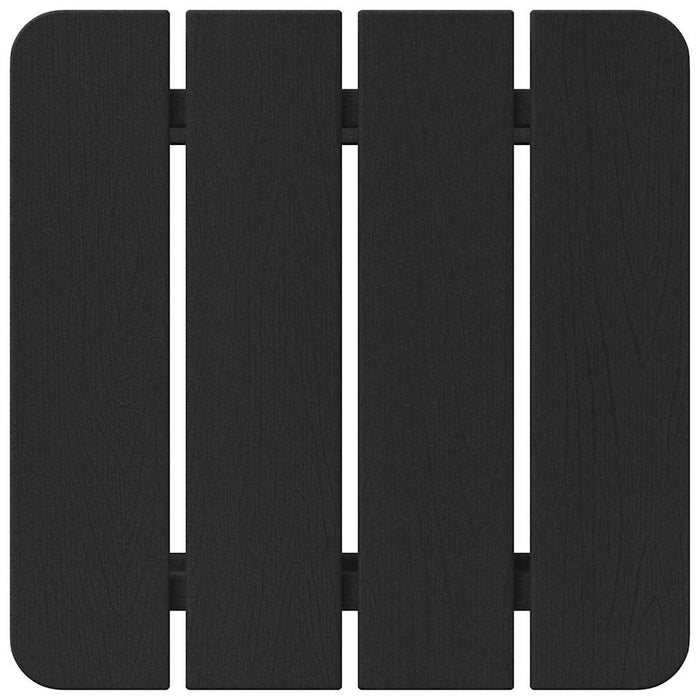 Tavolo Laterale Adirondack Nero 38 x 38 x 46 cm HDPE 42006635