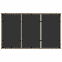 Set da Pranzo per Giardino 5 pcs Grigio chiaro Poly Rattan 3334897