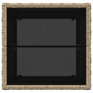 Set Bistro da Giardino 3 pcs Beige Poly Rattan 3334958