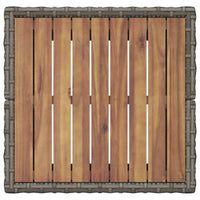 Set Bistro da Giardino 3 pcs Grigio Poly Rattan 3334961