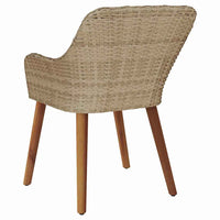 Set di 2 sedie da giardino  con cuscini beige in rattan sintetico 42006215