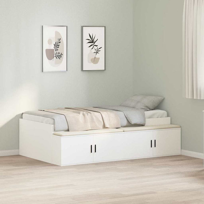Struttura del letto Bianco 80 x 200 cm Legno multistrato 3335197