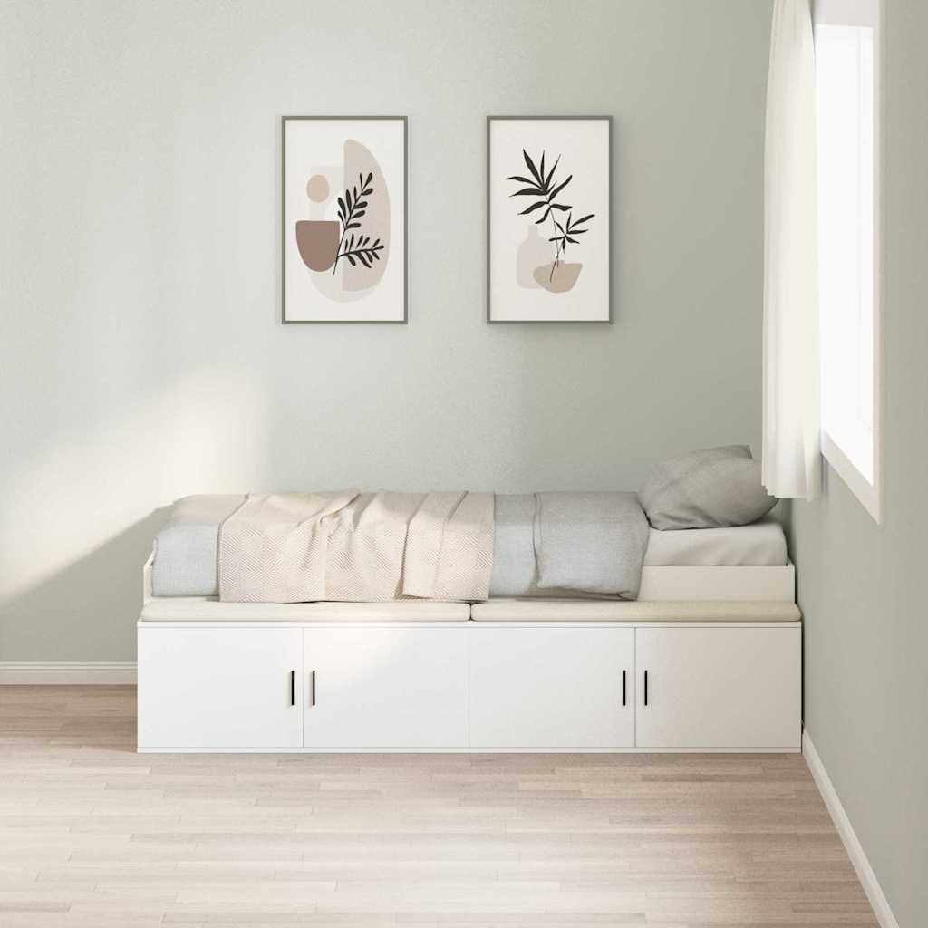 Struttura del letto Bianco 80 x 200 cm Legno multistrato 3335197
