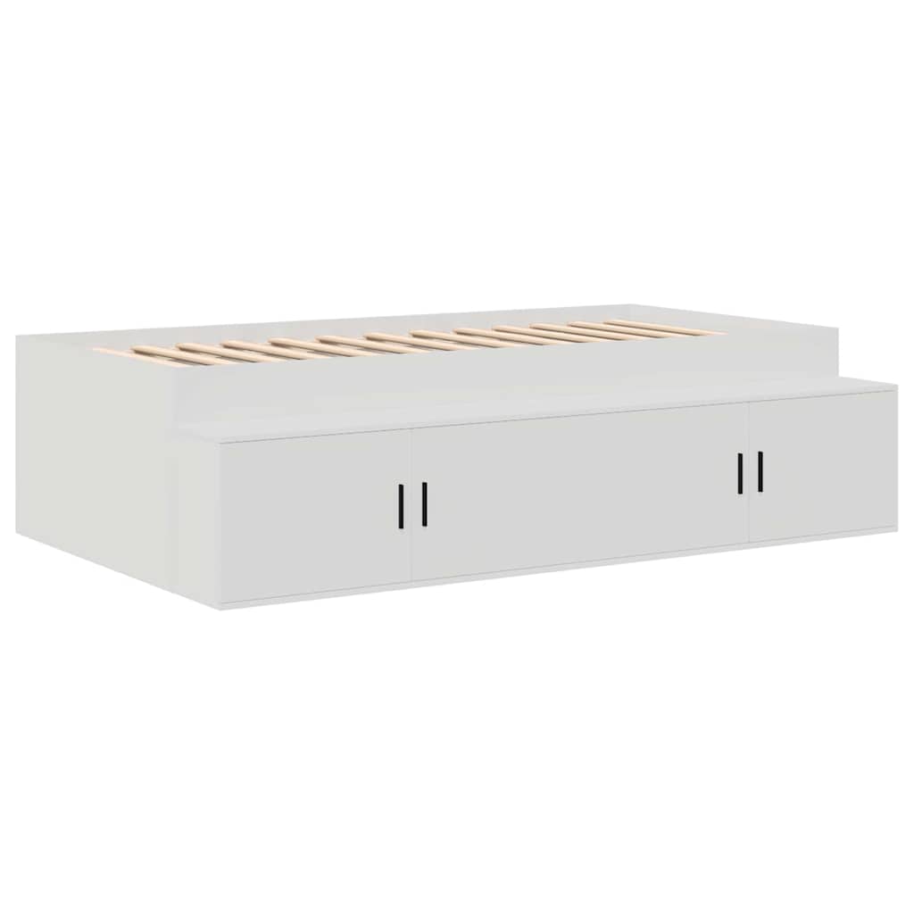 Struttura del letto Bianco 90 x 190 cm Legno multistrato 3335205
