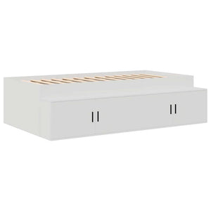 Struttura del letto Bianco 90 x 190 cm Legno multistrato 3335205