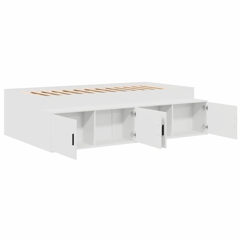 Struttura del letto Bianco 90 x 190 cm Legno multistrato 3335205