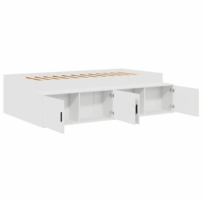 Struttura del letto Bianco 90 x 190 cm Legno multistrato 3335205