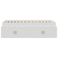 Struttura del letto Bianco 90 x 190 cm Legno multistrato 3335205