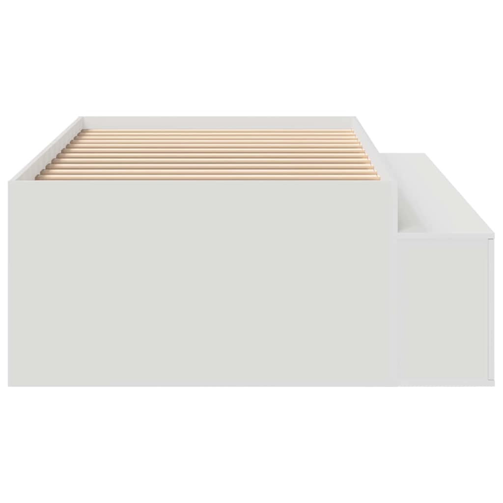 Struttura del letto Bianco 90 x 190 cm Legno multistrato 3335205
