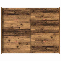 vidaXL Struttura letto con contenitore Legno vecchio 160 x 200 cm