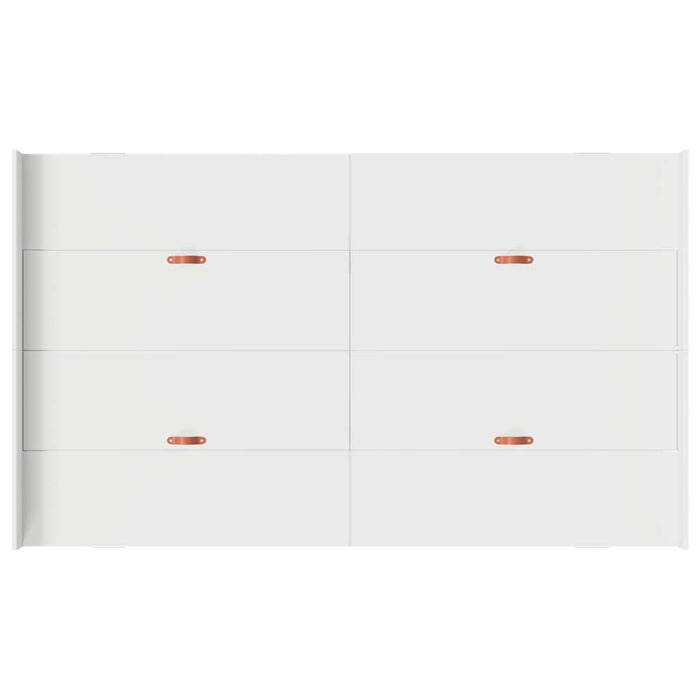 vidaXL Struttura letto con contenitore Bianco 120 x 200 cm