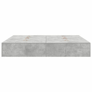 Struttura letto con contenitore Grigio cemento 200 x 200 cm 3335360