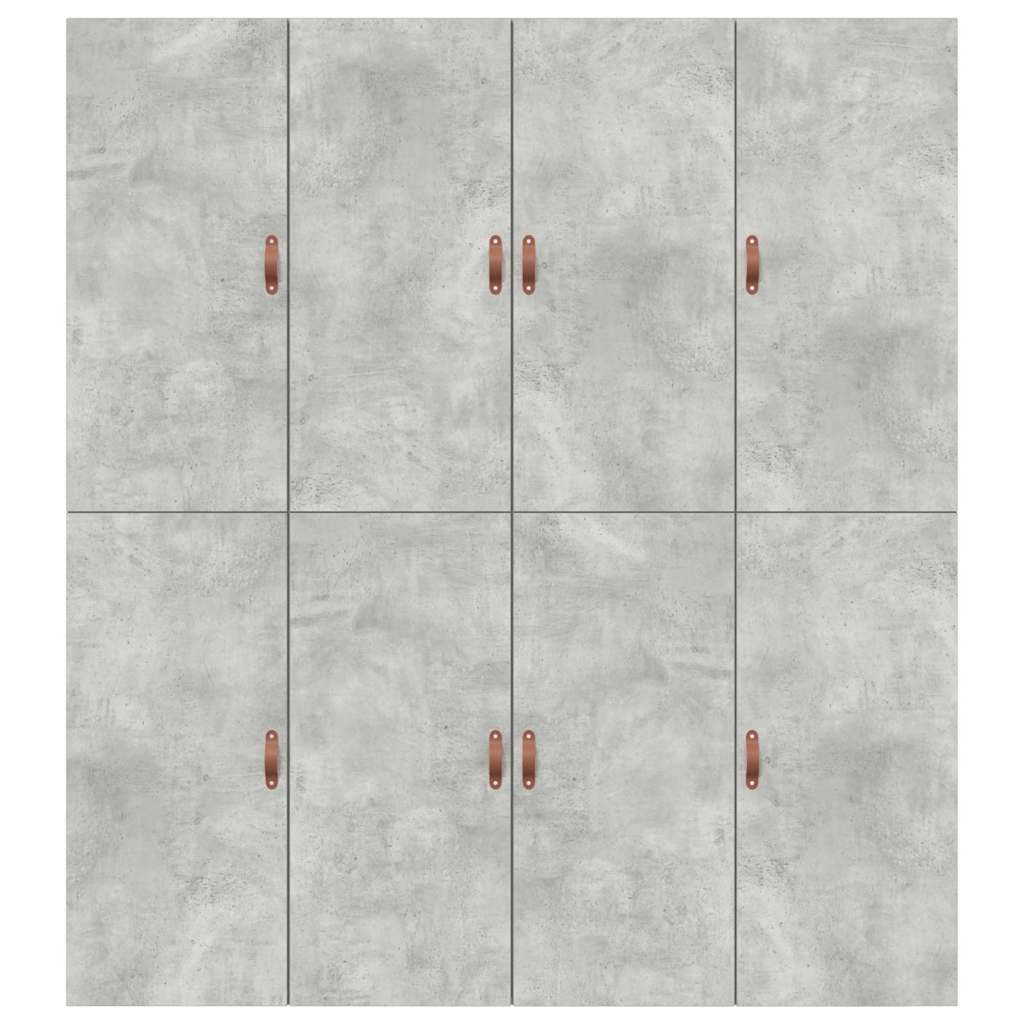 Struttura letto con contenitore Grigio cemento 200 x 200 cm 3335360