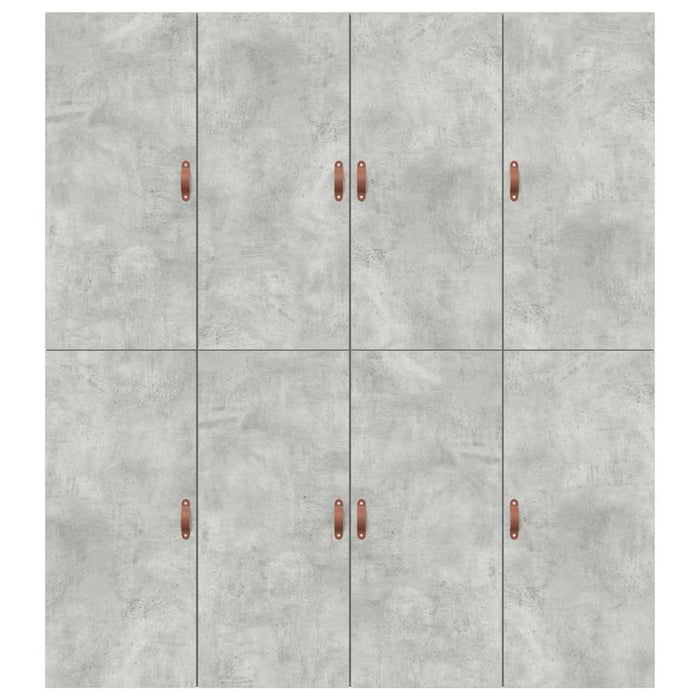 Struttura letto con contenitore Grigio cemento 200 x 200 cm 3335360