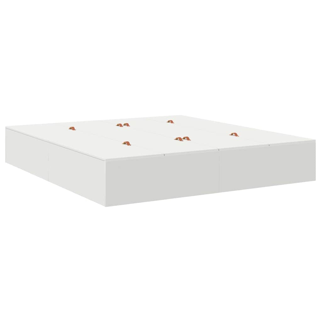 vidaXL Struttura letto con contenitore Bianco 180 x 200 cm