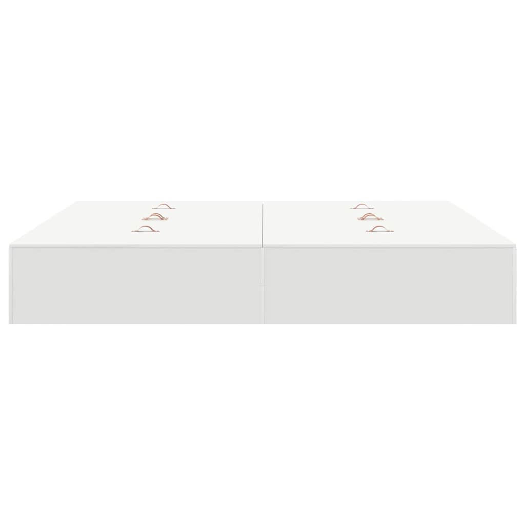 vidaXL Struttura letto con contenitore Bianco 180 x 200 cm