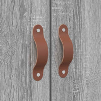 Struttura letto con contenitore Grigio Sonoma 135 x 190 cm 3335442