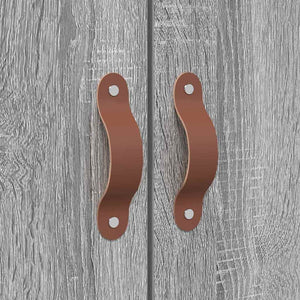 Struttura letto con contenitore Grigio Sonoma 135 x 190 cm 3335442