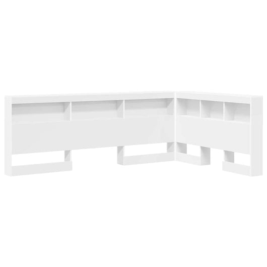 Testata contenitore Bianco 120 cm Legno multistrato 3335477