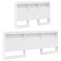 Testata contenitore Bianco 120 cm Legno multistrato 3335477