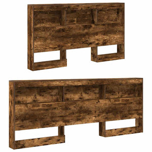 vidaXL Testata contenitore Rovere fumo 150 cm Legno multistrato