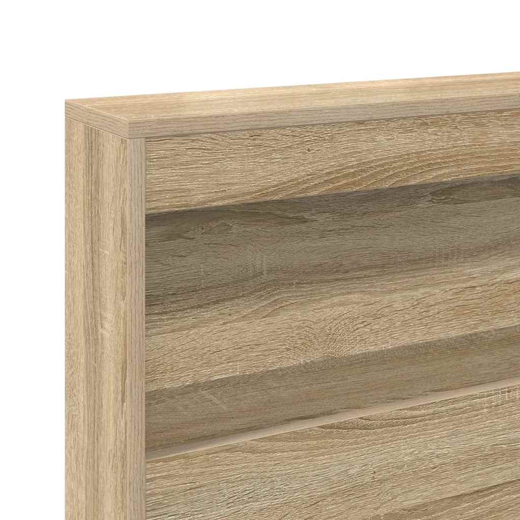 vidaXL Testata contenitore rovere sonoma 90 cm Legno multistrato
