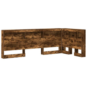 vidaXL Testata contenitore Rovere fumo 90 cm Legno multistrato