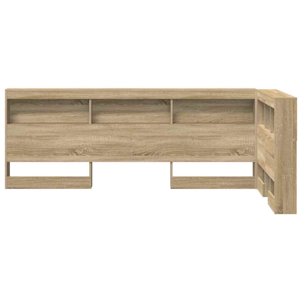 vidaXL Testata contenitore rovere sonoma 75 cm Legno multistrato