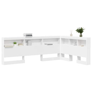 vidaXL Testata contenitore Bianco 120 cm Legno multistrato