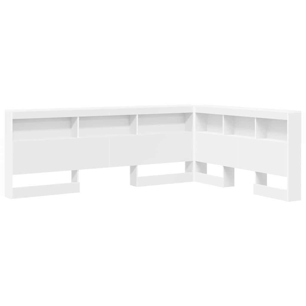 Testata contenitore Bianco 140 cm Legno multistrato 3335541