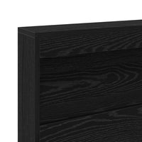 Testata contenitore Rovere nero 140 cm Legno multistrato 3335542