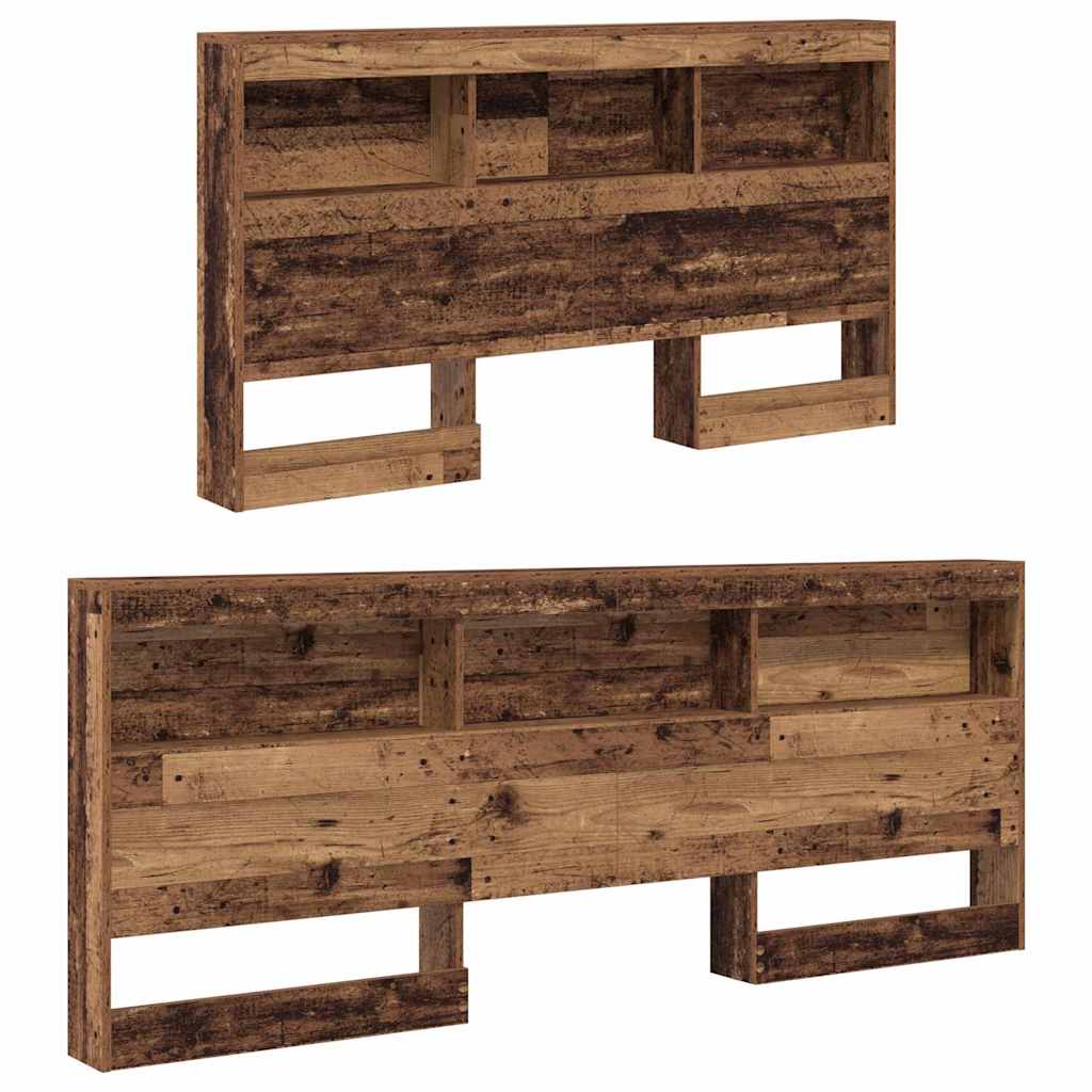 vidaXL Testata contenitore Legno vecchio 135 cm Legno multistrato