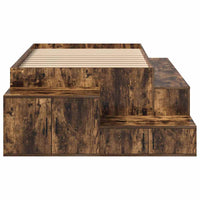 Struttura letto con contenitore Rovere fumé 234 x 118 x 53.5 cm 3335585